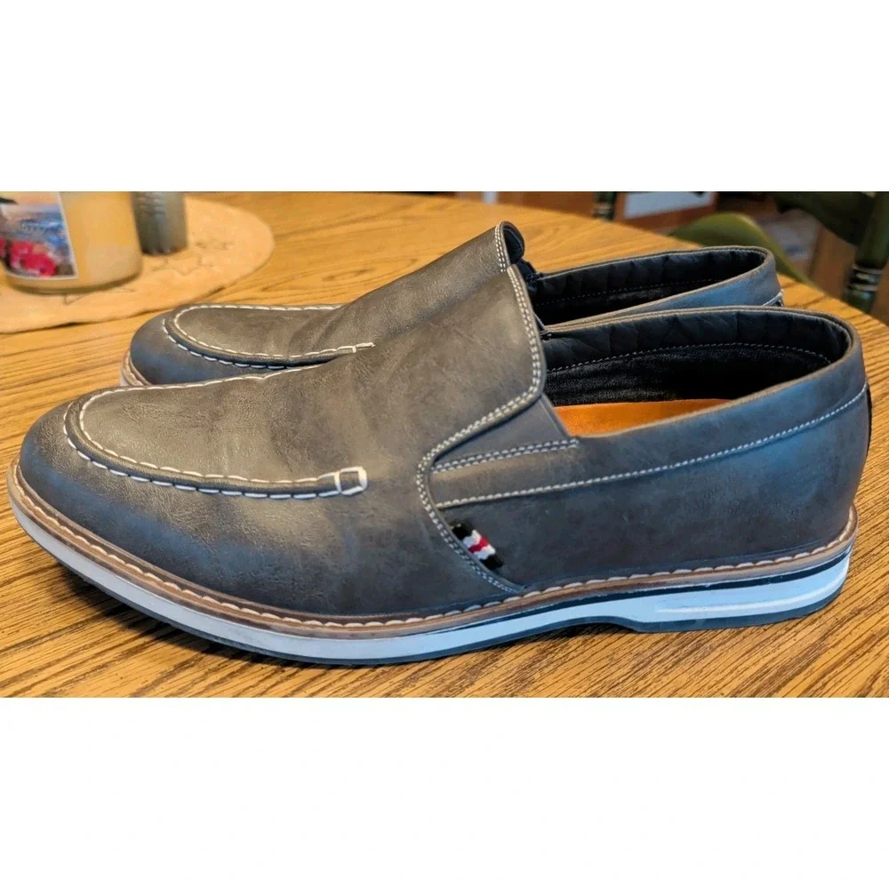 Men's Cole Haan Vance Co. Gray Slip On Loafers